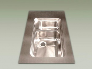 piani cucina inox